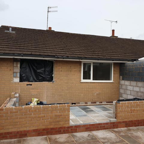 To build a new conservatory with a 'warm roof'