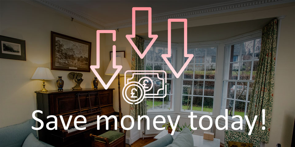 Save money on your bills with secondary glazing